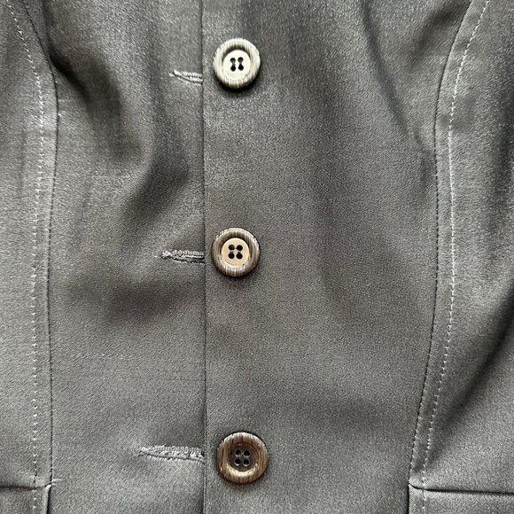 NEW Vintage Designer Kelly Graham NEW YORK 2-Piece Gray Suit BLAZER & SKIRT 6 - Picture 4 of 11